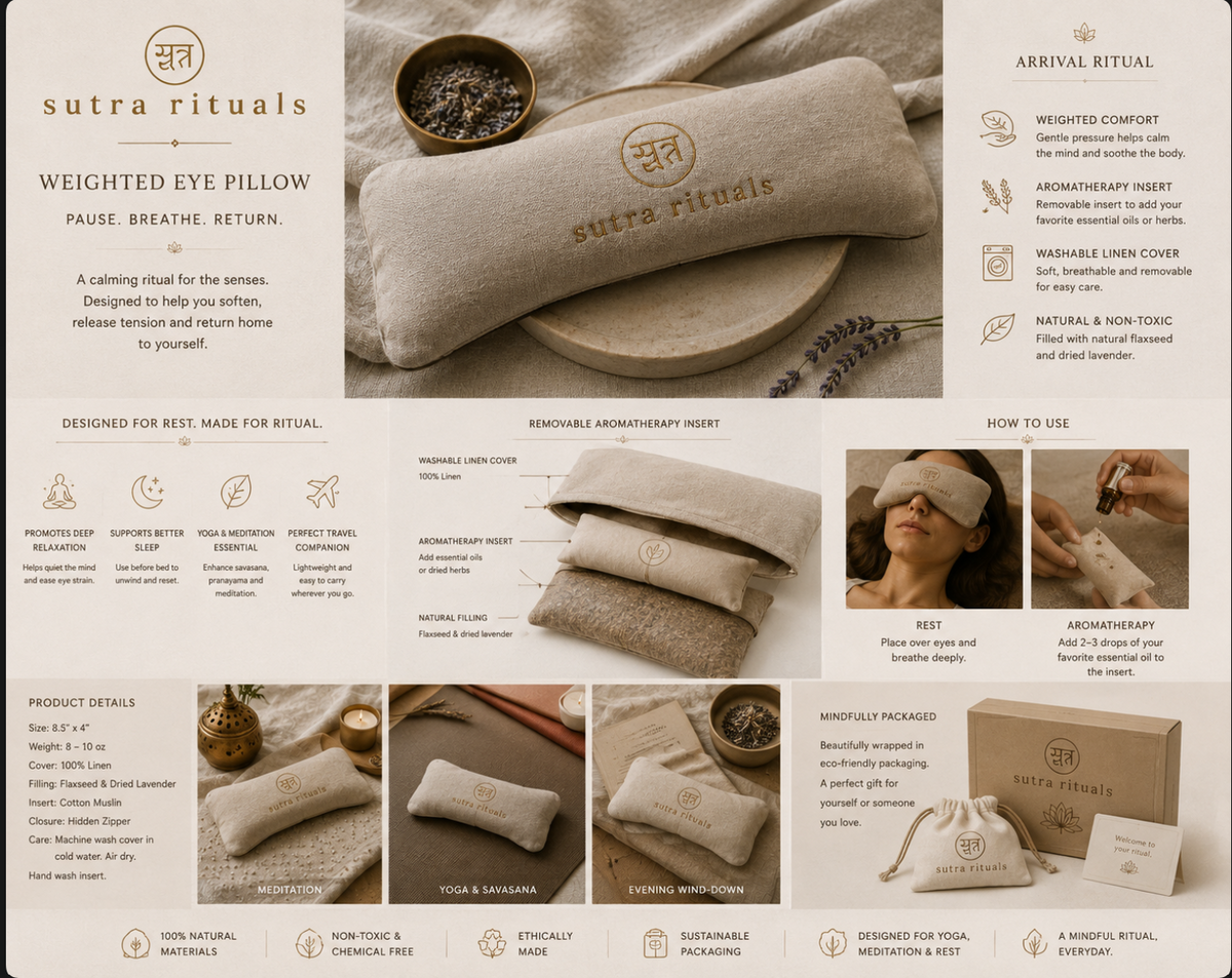 Weighted Eye Pillow