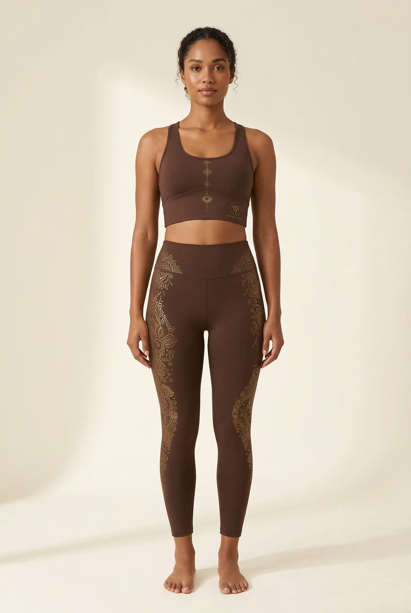 Avatar wearing the cocoa matching set