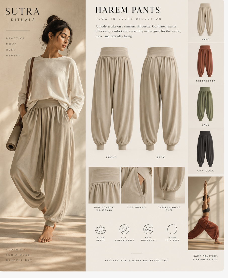 Harem Pants – Flow in Every Direction