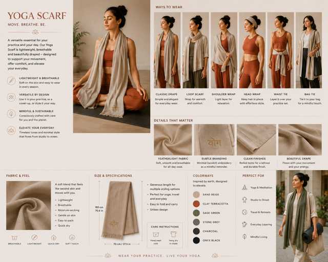 Sutra Yoga Scarf