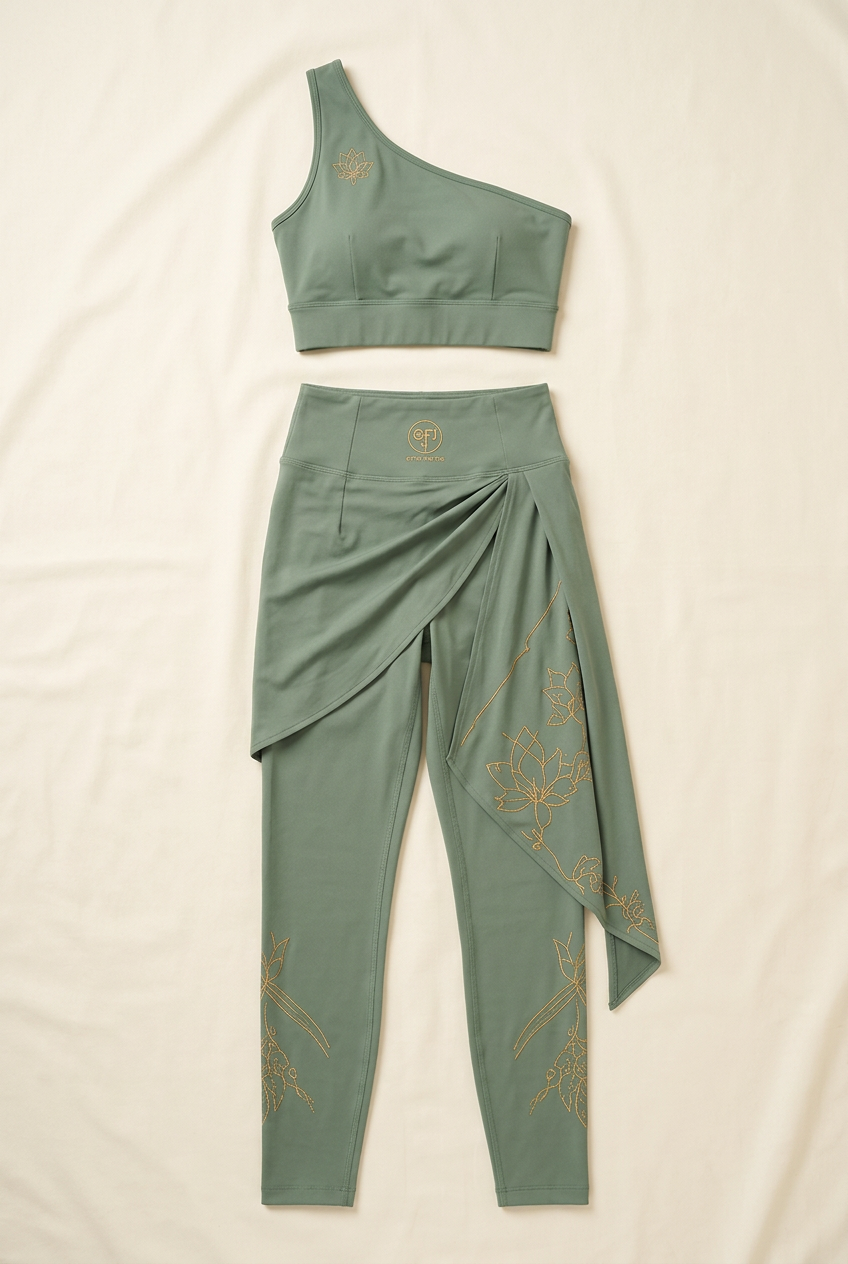 Sage Green Padma set without a model