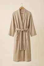 Sand Beige robe without a model