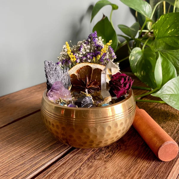 Sutra Singing Bowl Ritual Set