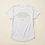 Yoga Sanskrit Tee back view